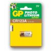GP CR123A  - 1 blister card of CR123 Lithium battery